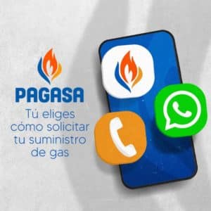 tu eliges como solicitar tu suministro de gas