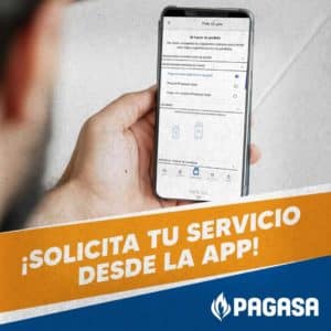 solicita tu servicio desde la app